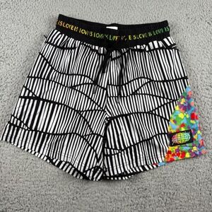 Slunks‎ Men's Trunks "Love Is" Size XXXS Multicolor Elastic Waist Drawstring